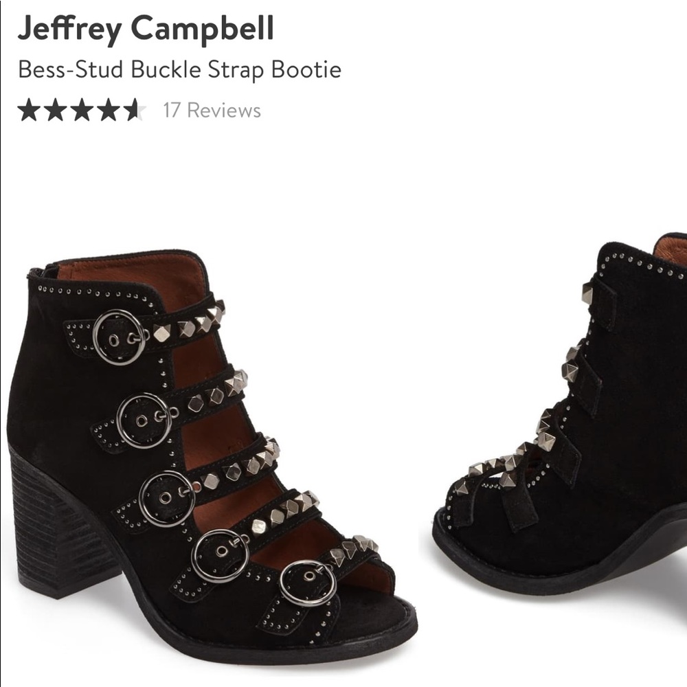Jeffery Campbell Studded Strap Bootie